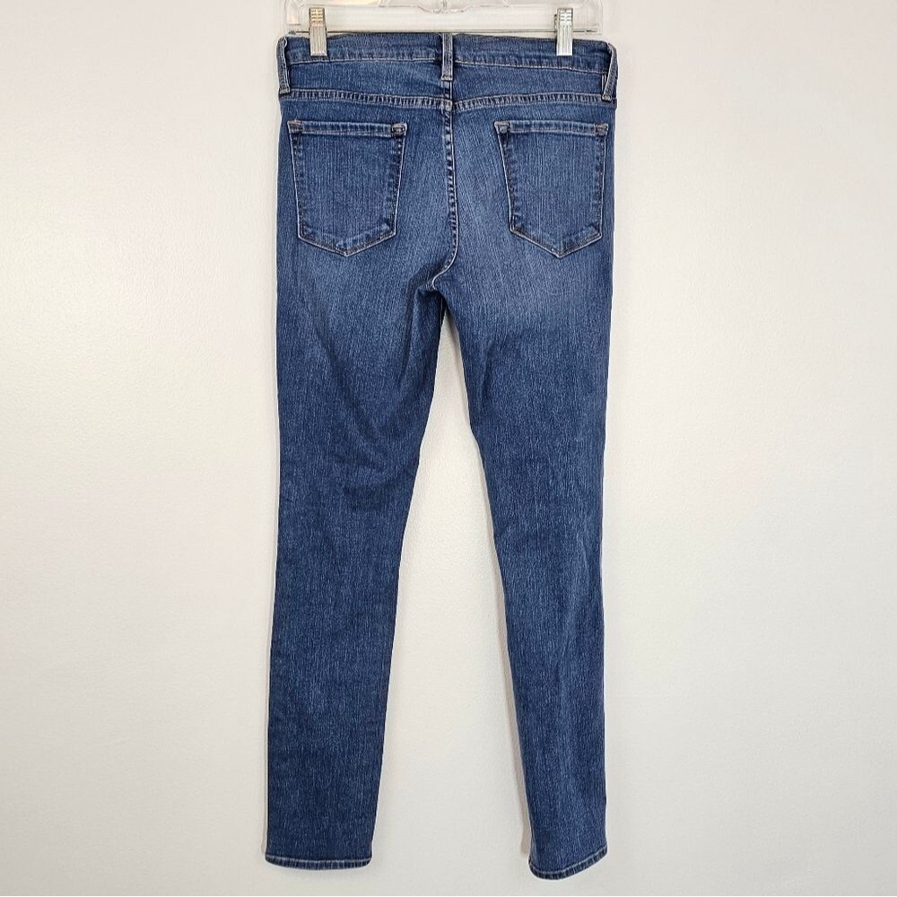 Frame Jeans Size 31 (Size 8) Denim Women's Skinny Denim- Dark Blue